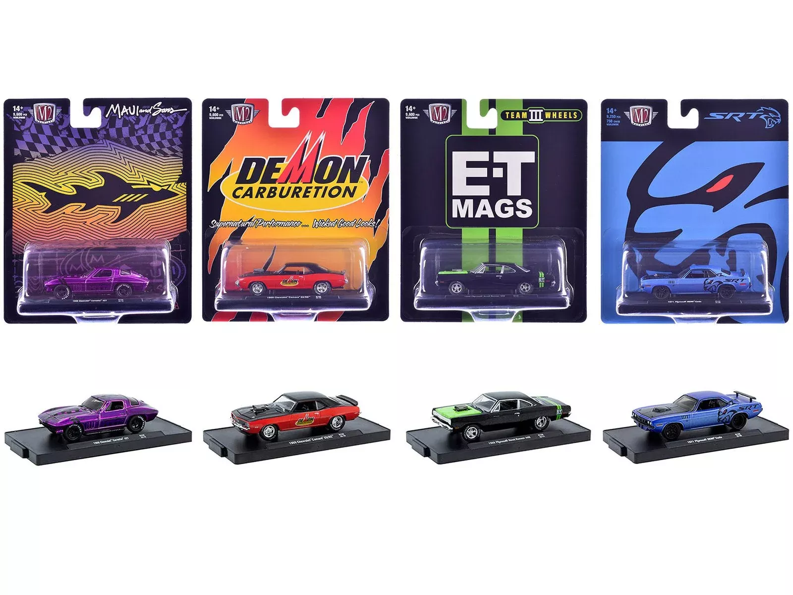 "Auto-Drivers" Set of 4 pieces in Blister Packs Release 128 Limited Ed