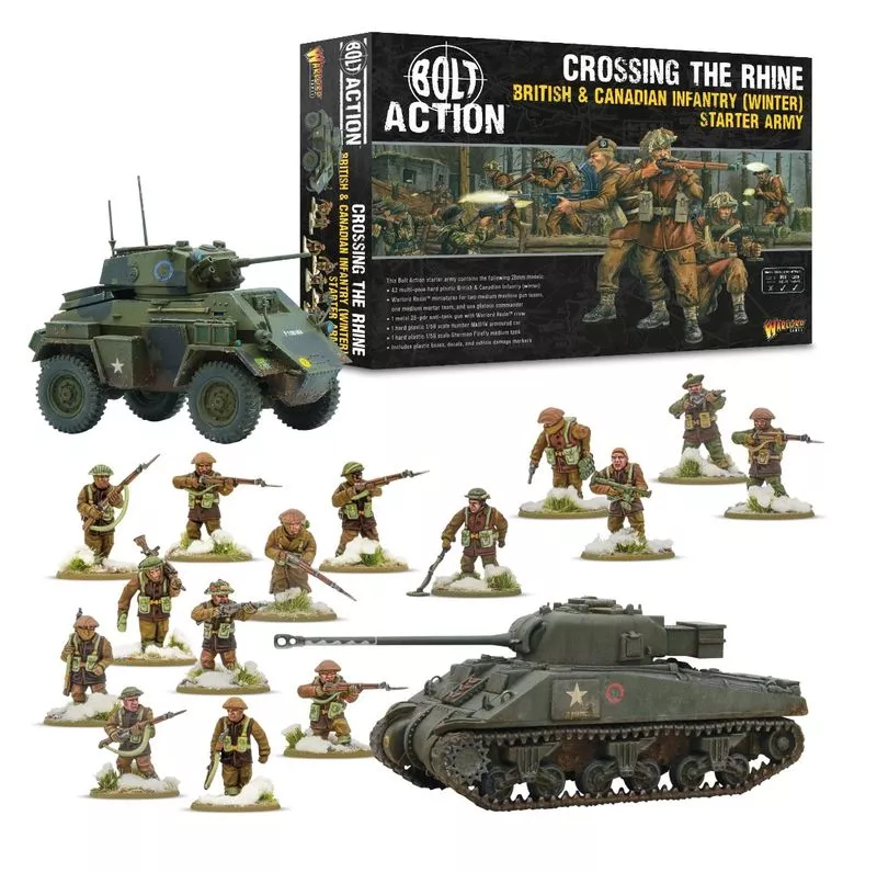 'Crossing the Rhine' - British & Canadian infantry (Winter) Starter Army