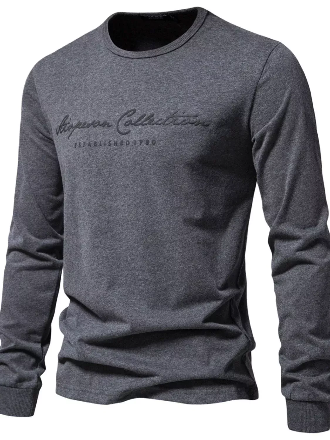 Men's Round Neck Letter Graphic T-Shirt